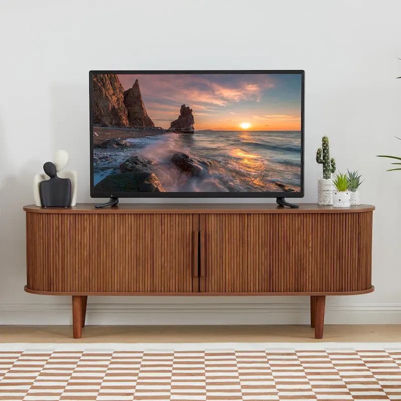 62.99in. Wood TV Stand For TVs up to 70in.