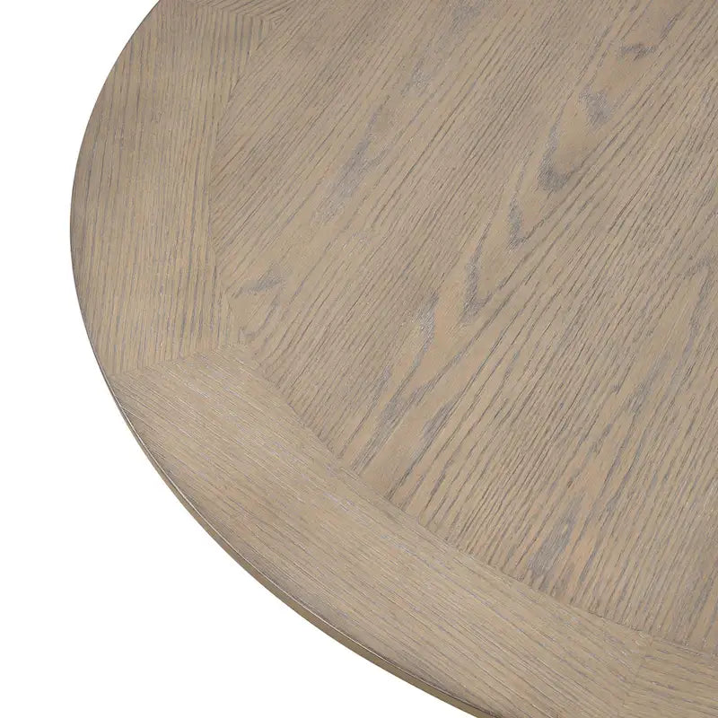 Modern Farmhouse Oak 102-inch Wood Extendable Dining Table