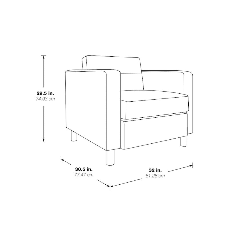 Arm Upholstered Accent Chair