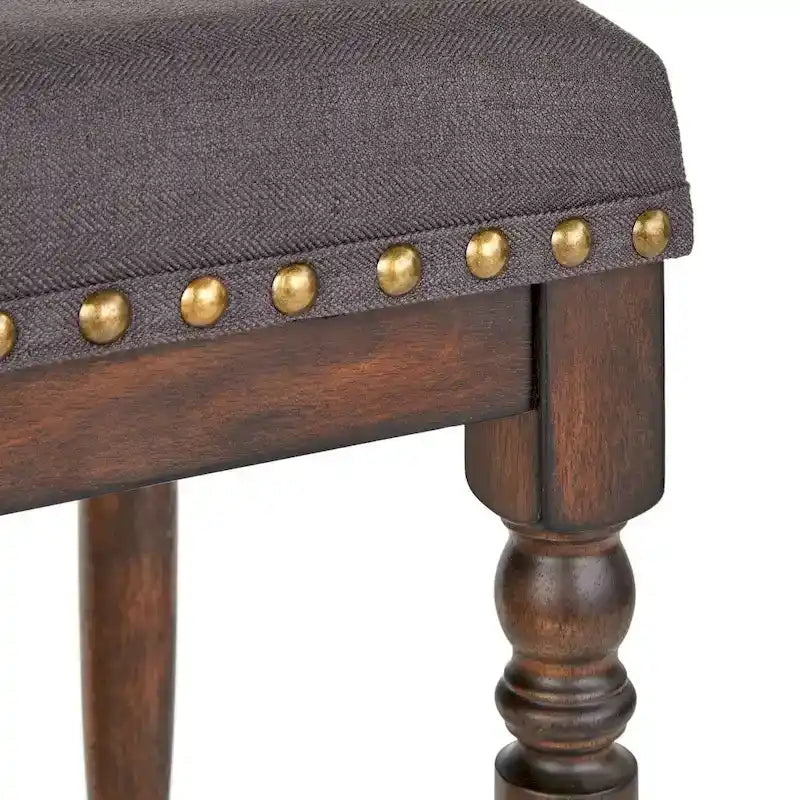Turned Leg Counter Stool (Set of 2)
