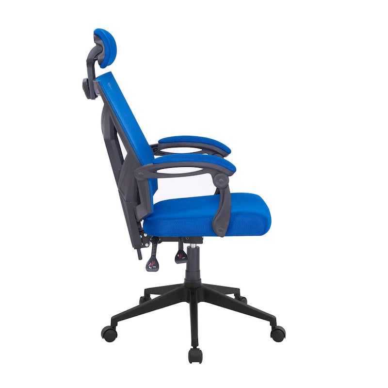Adjustable Ergonomic Office Chair with Headrest Ergonomic Desk Chair High Back Mesh Office Chairs with Lumbar Support and Wheels