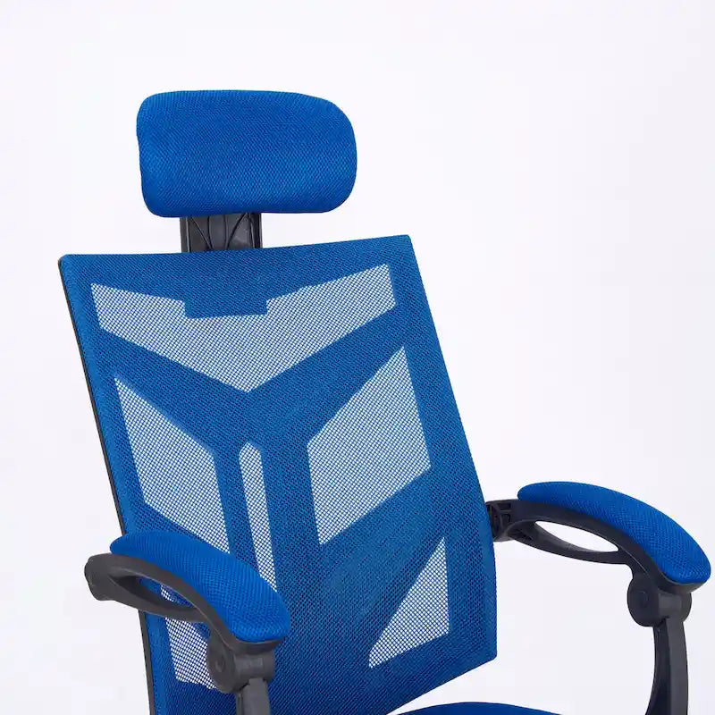 Adjustable Ergonomic Office Chair with Headrest Ergonomic Desk Chair High Back Mesh Office Chairs with Lumbar Support and Wheels