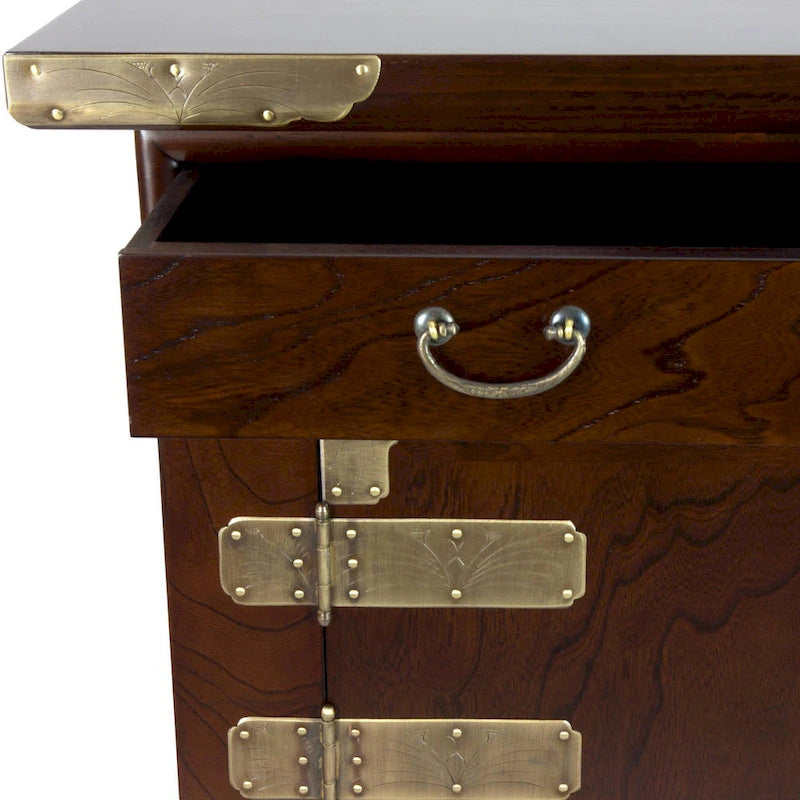 Handmade Small 3-drawer Korean Antique-style Credenza (China)