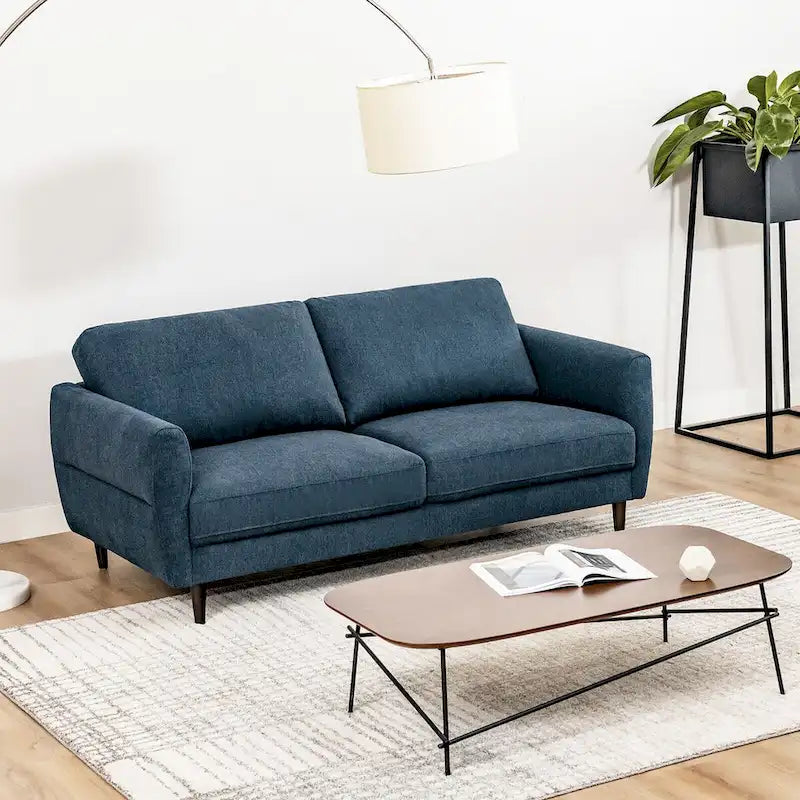 72 Fabric Sofa Couch Living Room Small Apartment Furniture w