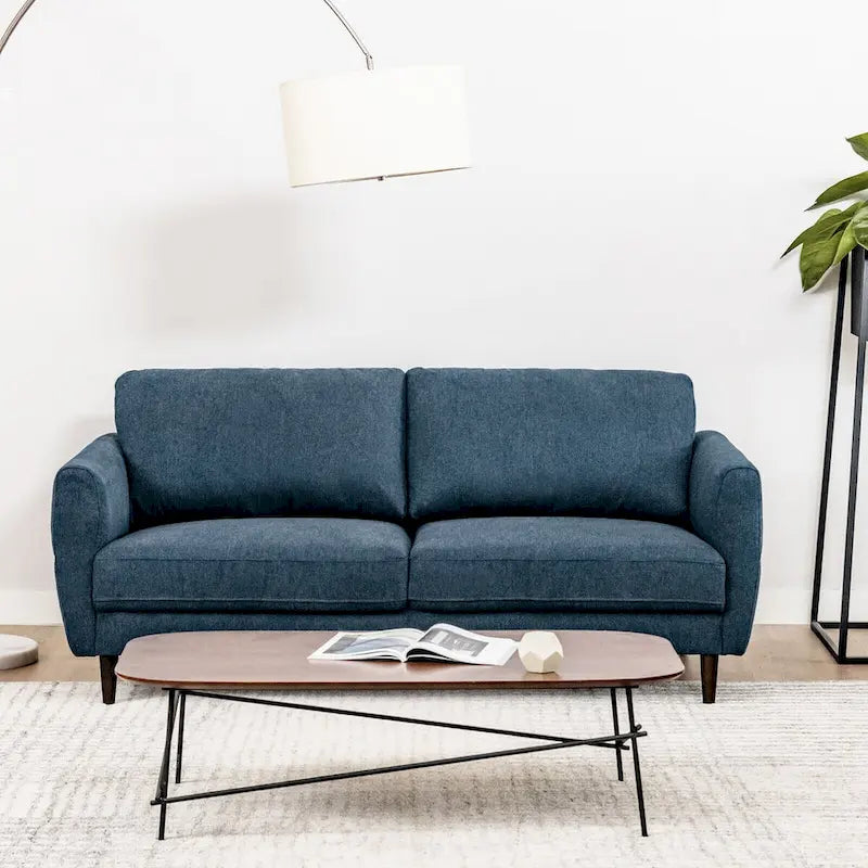 72 Fabric Sofa Couch Living Room Small Apartment Furniture w