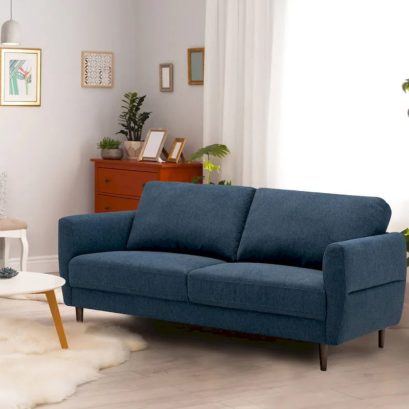 72 Fabric Sofa Couch Living Room Small Apartment Furniture w