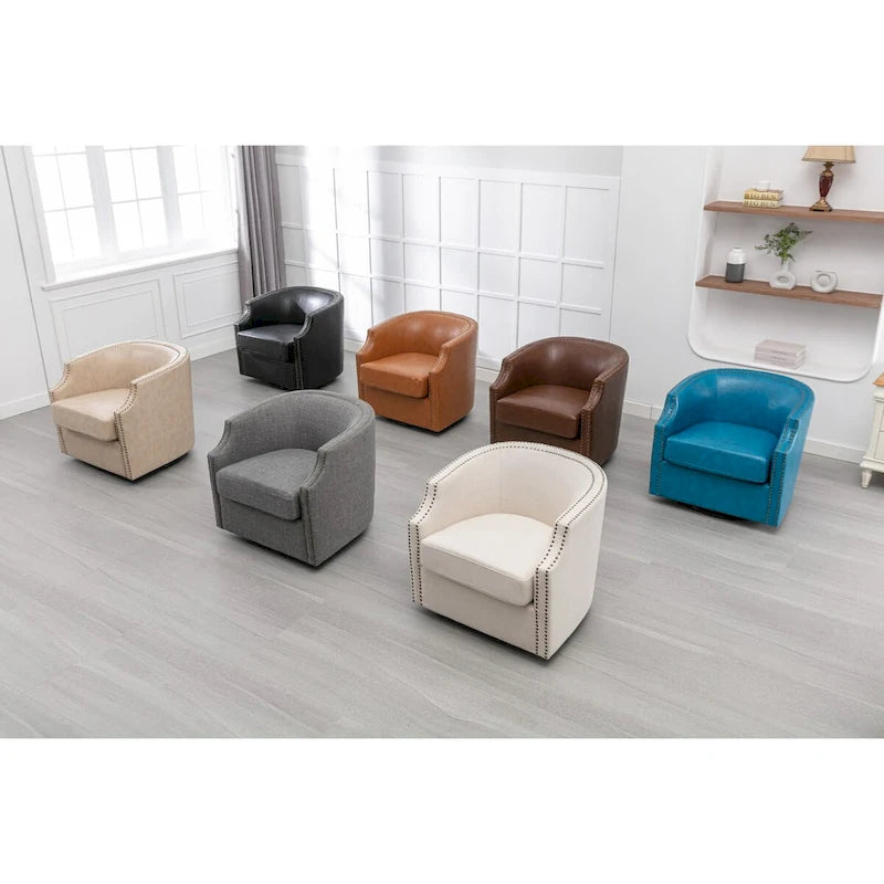 Swivel Chair Living room chair,High quality and durable, simple atmosphere