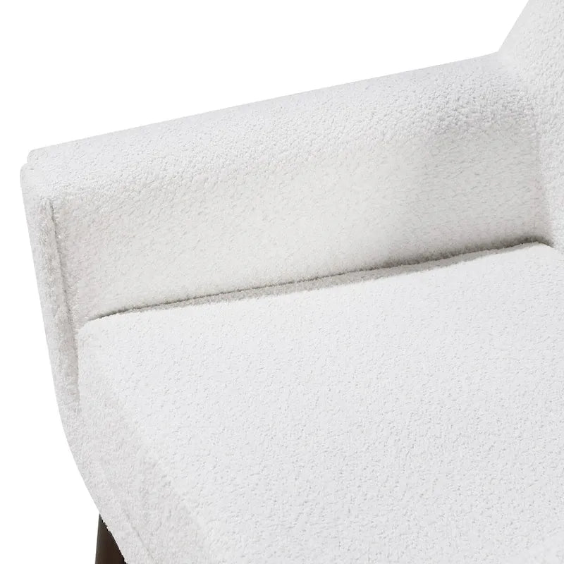 Boucle Fabric Arm Chair