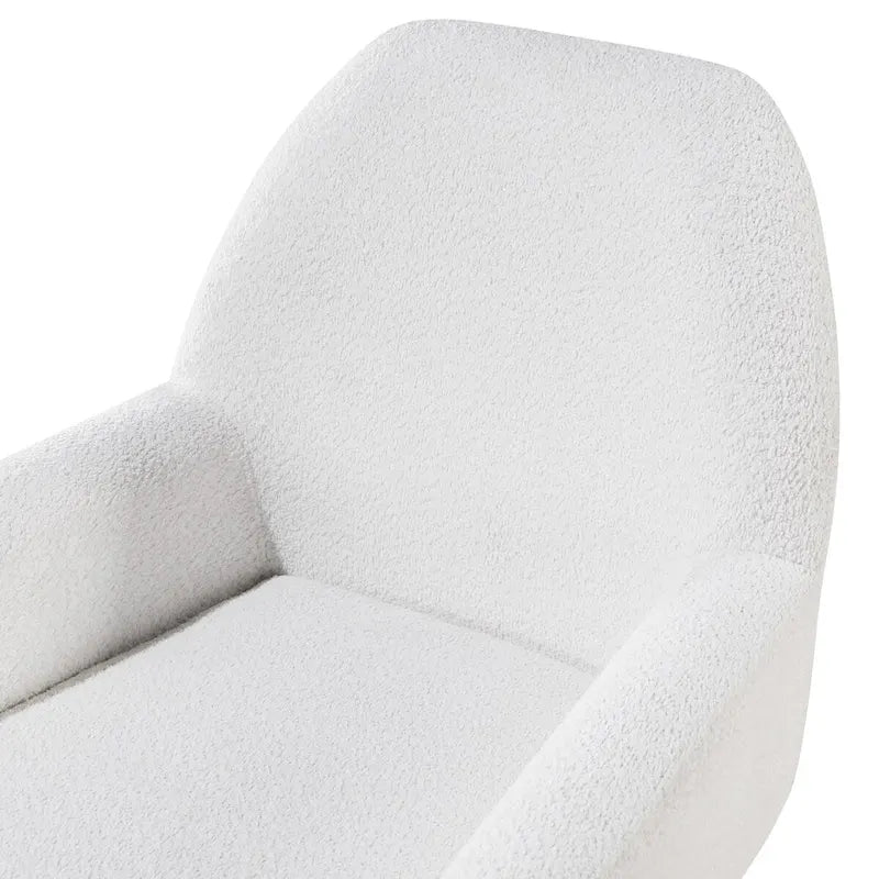 Boucle Fabric Arm Chair