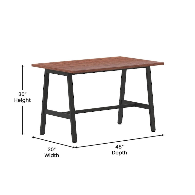 Commercial Conference Table with Laminate Top and A-Frame Base